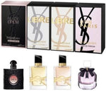 Yves Saint Laurent  Mini Set איב סאן לורן סט מיניאטור 4 בשמים לאישה 7.5 מ"ל בלאק אופיום + מון פריז + ליברה א.ד.ט + ליברה א.ד.פ-pharm2u