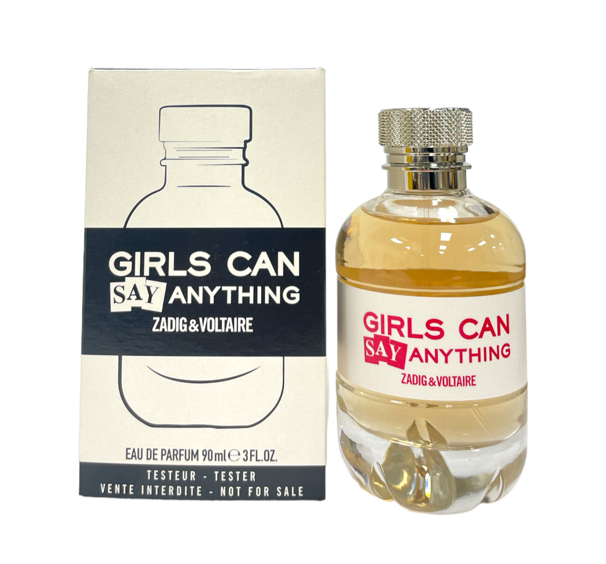 Zadig & Voltaire Girls Can Say Anything טסטר זגיד אנד וולטר גירלס כן סיי אניטינג לאישה א.ד.פ 90 מ"ל - pharm2u 