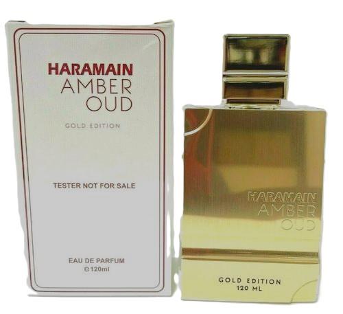 Haramain Amber Oud Gold Edition טסטר אל הרמיין אמבר אוד גולד לגבר א.ד.פ 120 מ"ל