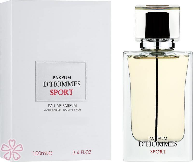 Fragrance World D'Hommes Sport פרגרנס וורלד ד'הומס ספורט לגבר א.ד.פ. 100 מ"ל