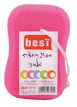 בסט ספוג רחצה מלבני ורוד - pharm2u 